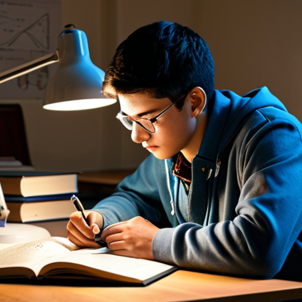 Focused Study**

"A student engineer, fully clothed in appropriate attire for studying, sits at a desk covered in textbooks and engineering drawings. The scene is lit by a desk lamp, casting a warm glow on the materials. Books are open to pages with diagrams and formulas. The background is a simple, uncluttered study space. Safe for work, appropriate content, professional setting, perfect anatomy, natural proportions, family-friendly."

**