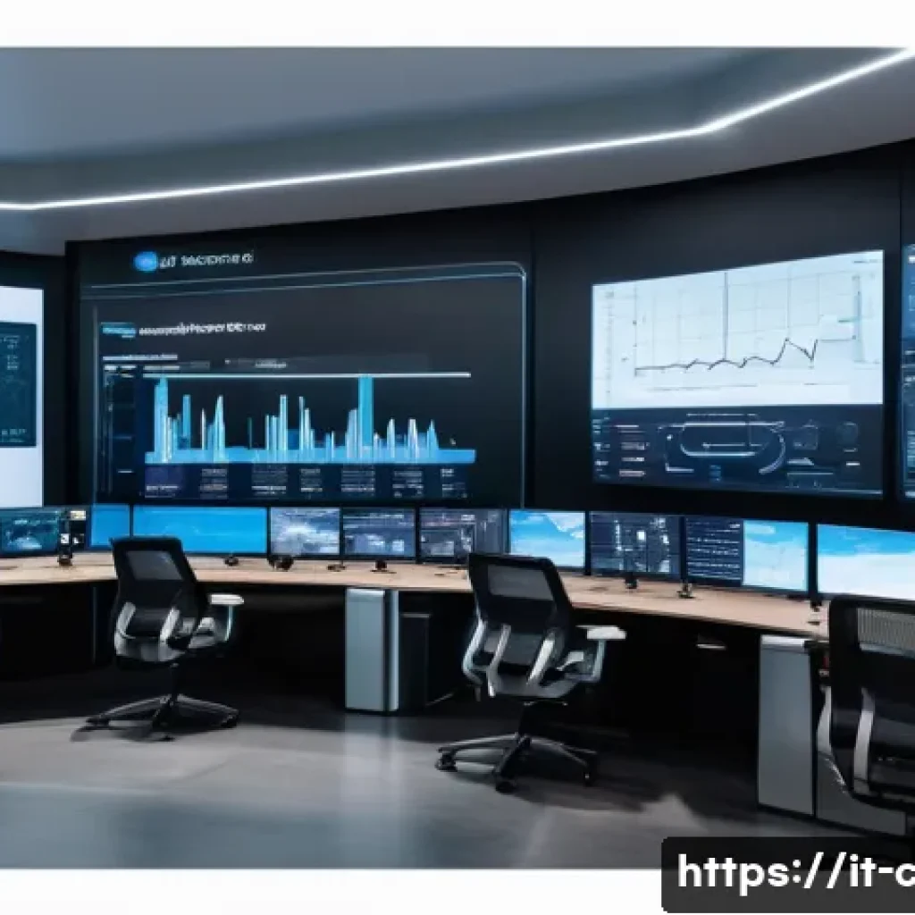 토목공학과 디지털 트윈 기술 - A detailed, realistic digital twin control room inside a modern Italian infrastructure monitoring ce...