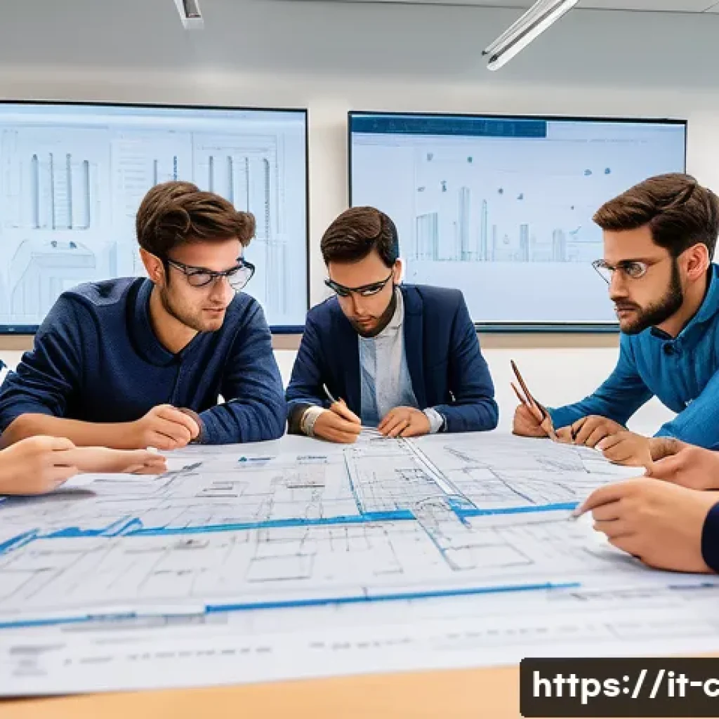 토목기사 시험 주요 과목 정리 - A detailed engineering classroom scene focused on structural mechanics: a diverse group of Italian c...