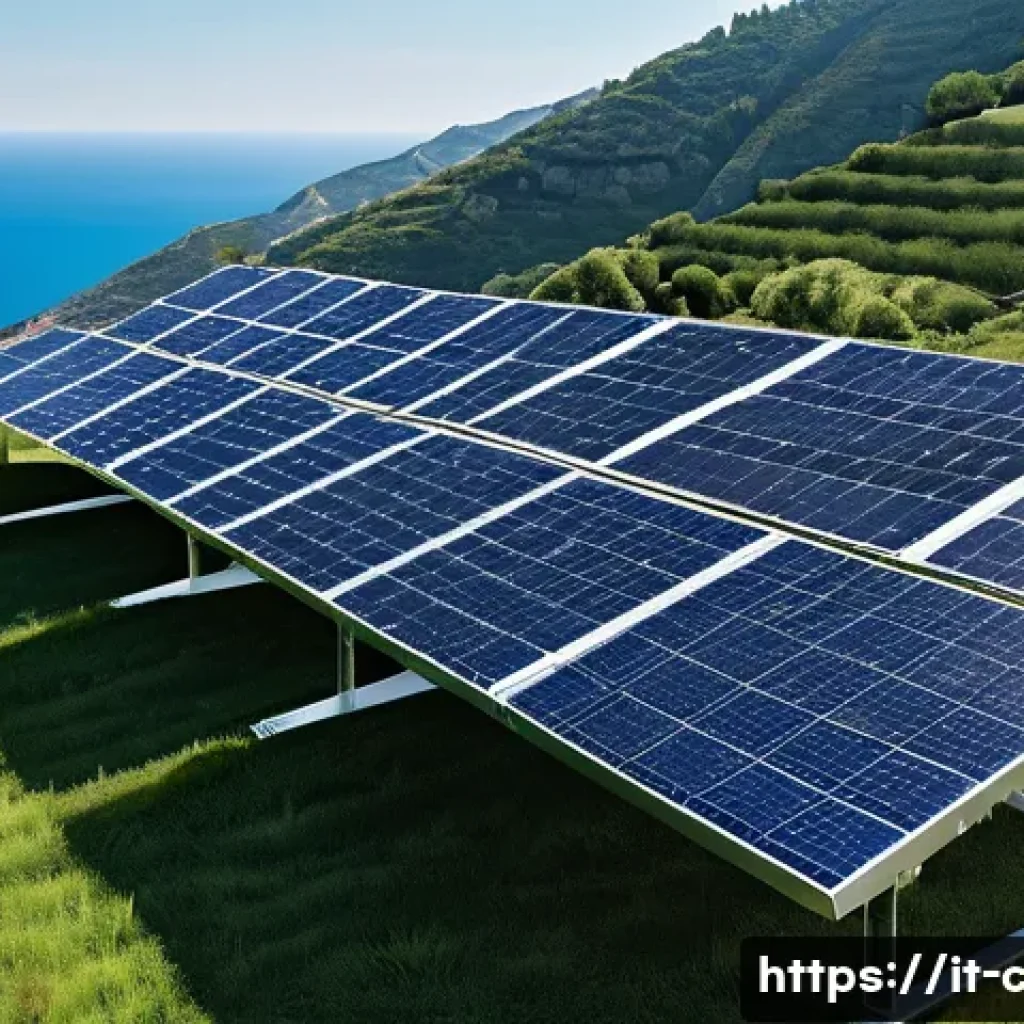 토목공학에서 신재생에너지 인프라 설계 - A detailed, realistic engineering scene showing the structural optimization of a solar panel install...